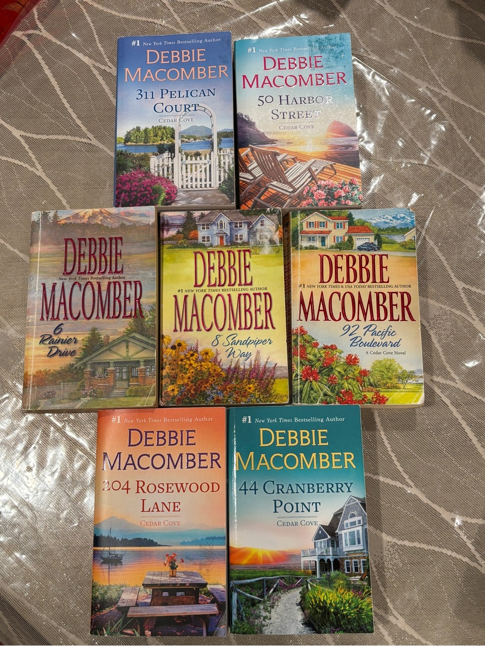 Debbie Macomber "Cedar Cove" Bundle of Books 3-9 Paperbacks